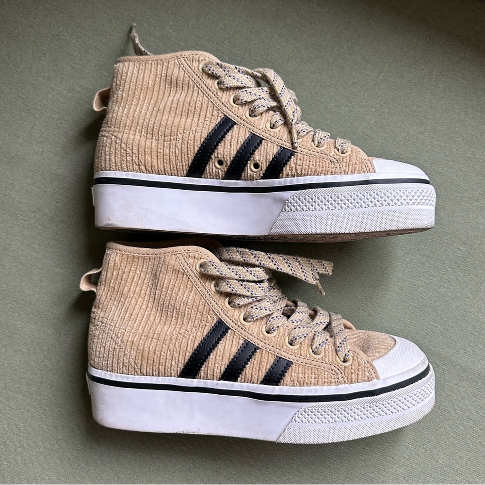 Suede Hightop platform Adidas